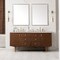 James Martin Vanities Amberly 72in Double Vanity, Mid-Century Walnut w/ 3 CM Eternal Marfil Top 670-V72-WLT-3EMR - alternate 2